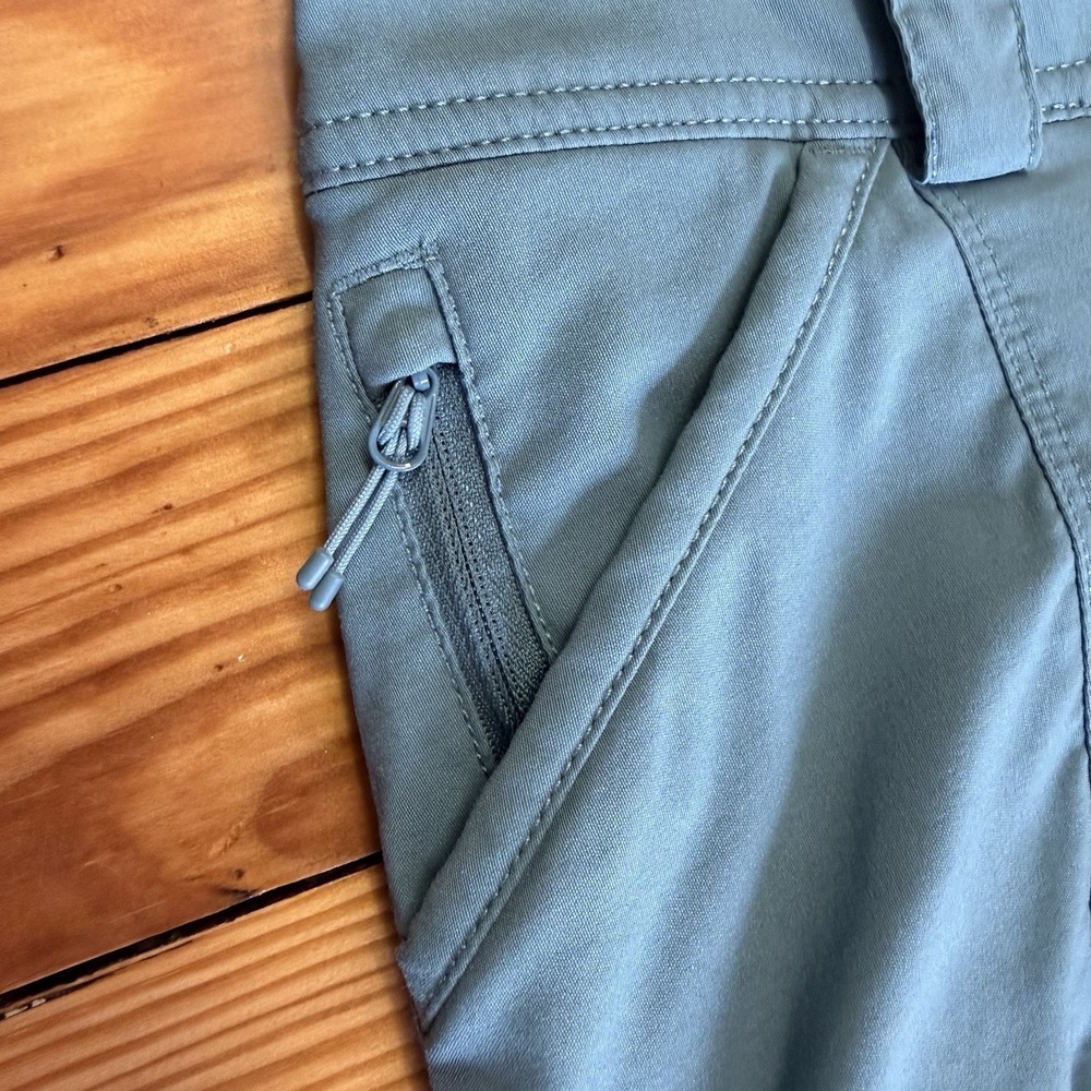 Duluth Trading Dry on the Fly Skort Women's 4 Skirt Shorts Sage Green Cargo - Picture 8 of 13